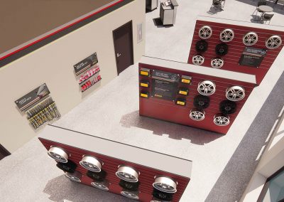 Fresno, California - Les Schwab Tire Center - 3D Model